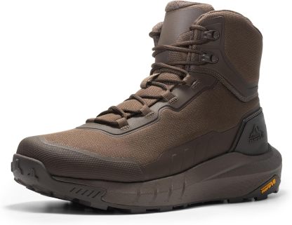 NORTIV 8 Botas de Senderismo Táctical para Hombre Ligeras con Suela Acolchada para Trabajo todo el día Cremallera Lateral Motocicleta Combate
