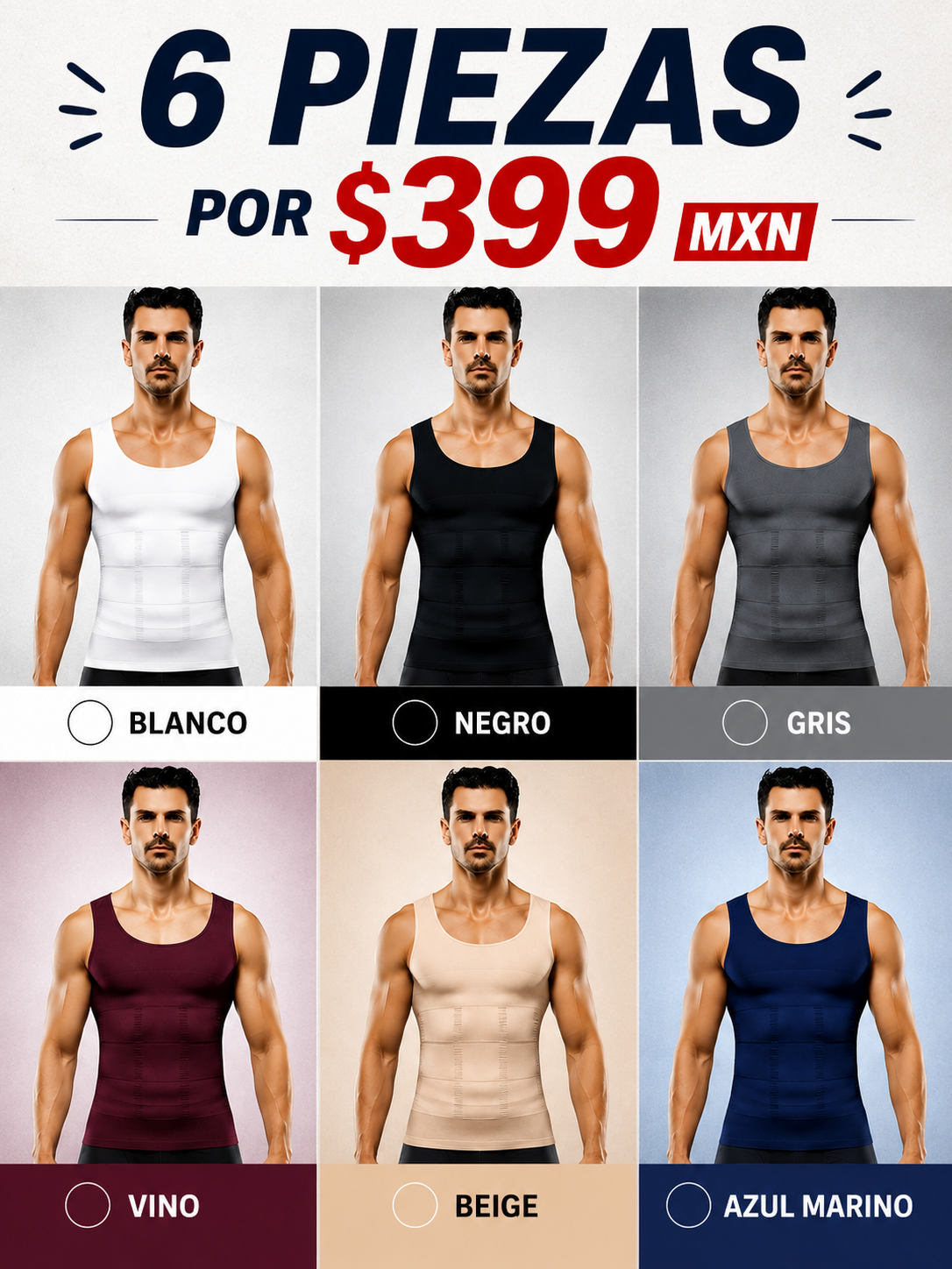 Men Seamless Compression Tank Top Slim Fit Body Shaping Undershirt Breathable Stretch Vest Elegant Tank Top for Workout Daily Wear Modern Tank Top