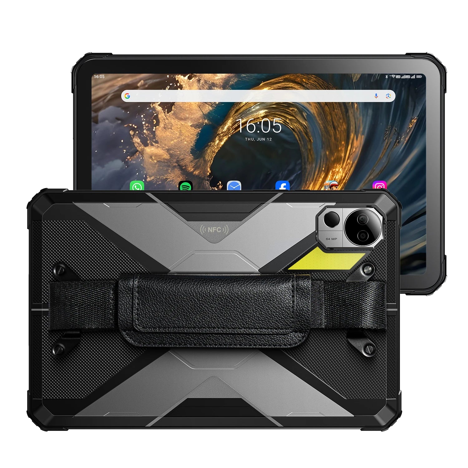 FOSSiBOT DT3 5G Tablet resistente de 10,4 pulgadas, 32+256 GB, MediaTek Dimensity 7300 de 4 nm, Octa-core, 21560 mAh, cámara de 64 MP, carga rápida de 66 W, Android 15