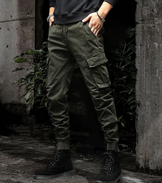 Pantalones cargo tácticos para hombre estilo primavera y otoño, tejido microelástico de alta calidad, suave y transpirable, múltiples bolsillos, adecuados para salidas casuales