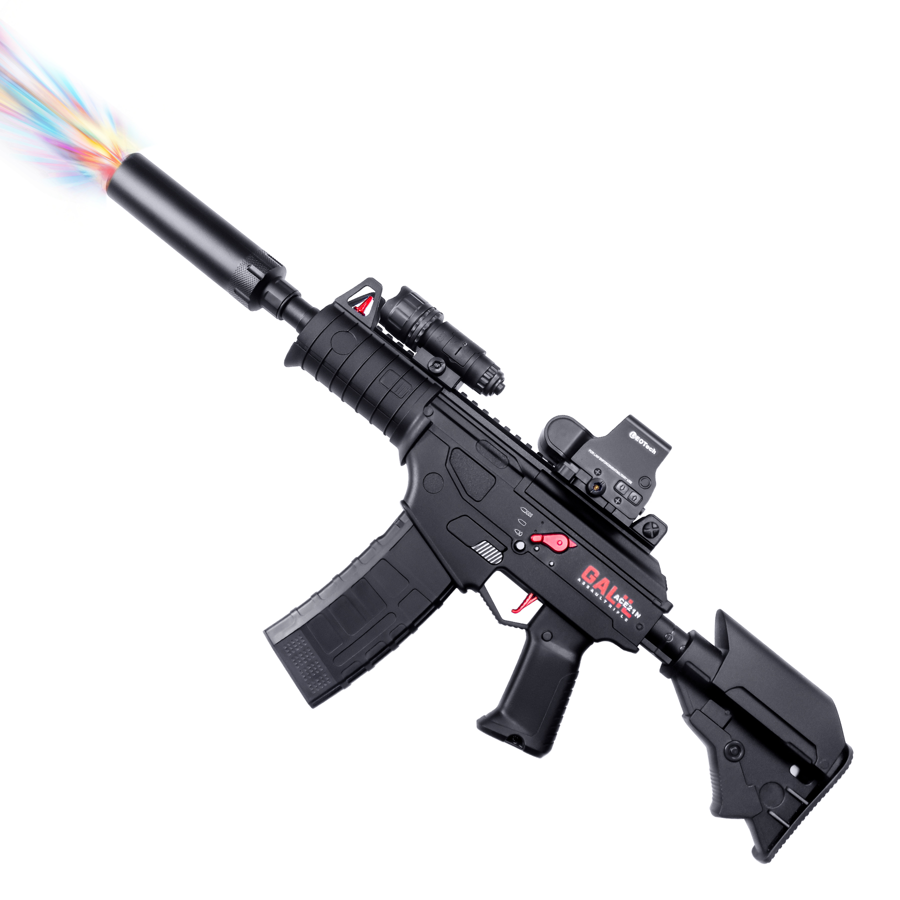 Electric Gel Splat Blaster, Splatter Ball Blaster Automatic and Manual with 80,000 Gels for Outdoor Activities-Fighting Shooting Team Game Ages 14+