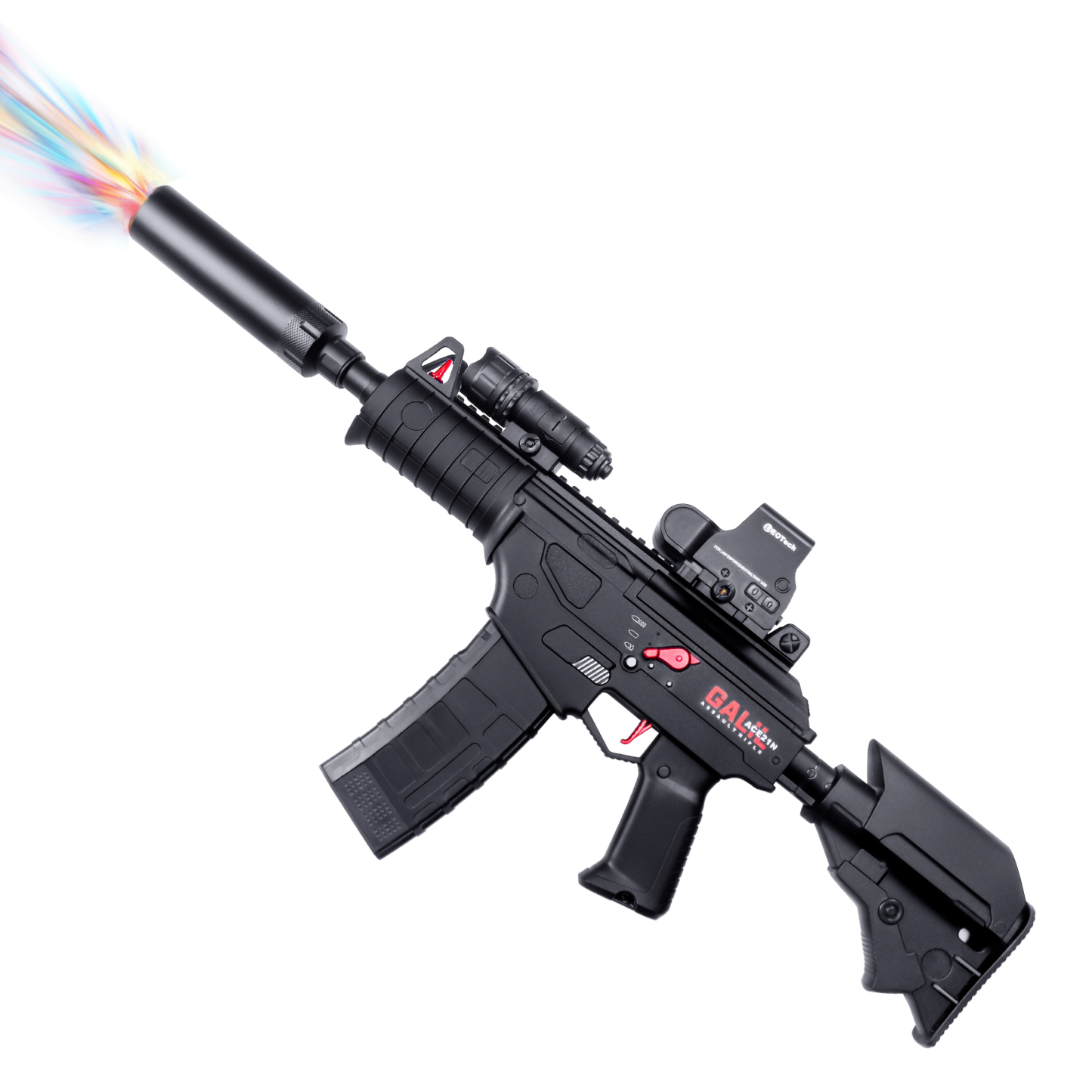 Electric Gel Splat Blaster, Splatter Ball Blaster Automatic and Manual with 80,000 Gels for Outdoor Activities-Fighting Shooting Team Game Ages 14+