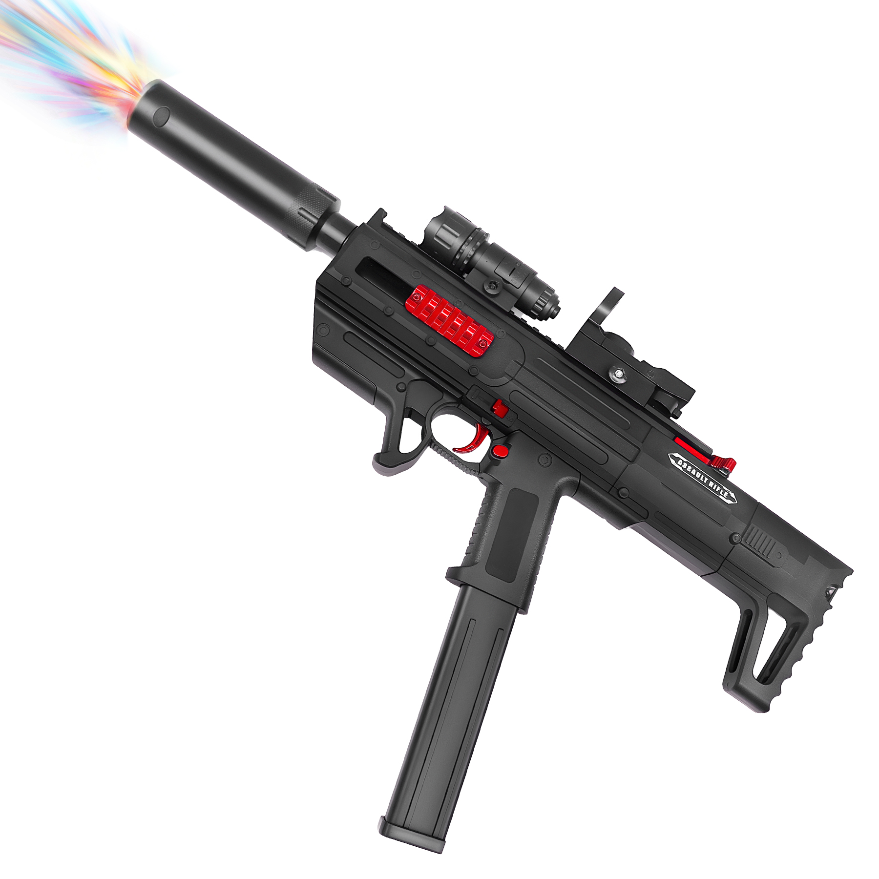 Electric Gel Splat Blaster, Splatter Ball Blaster Automatic and Manual with 80,000 Gels for Outdoor Activities-Fighting Shooting Team Game Ages 14+