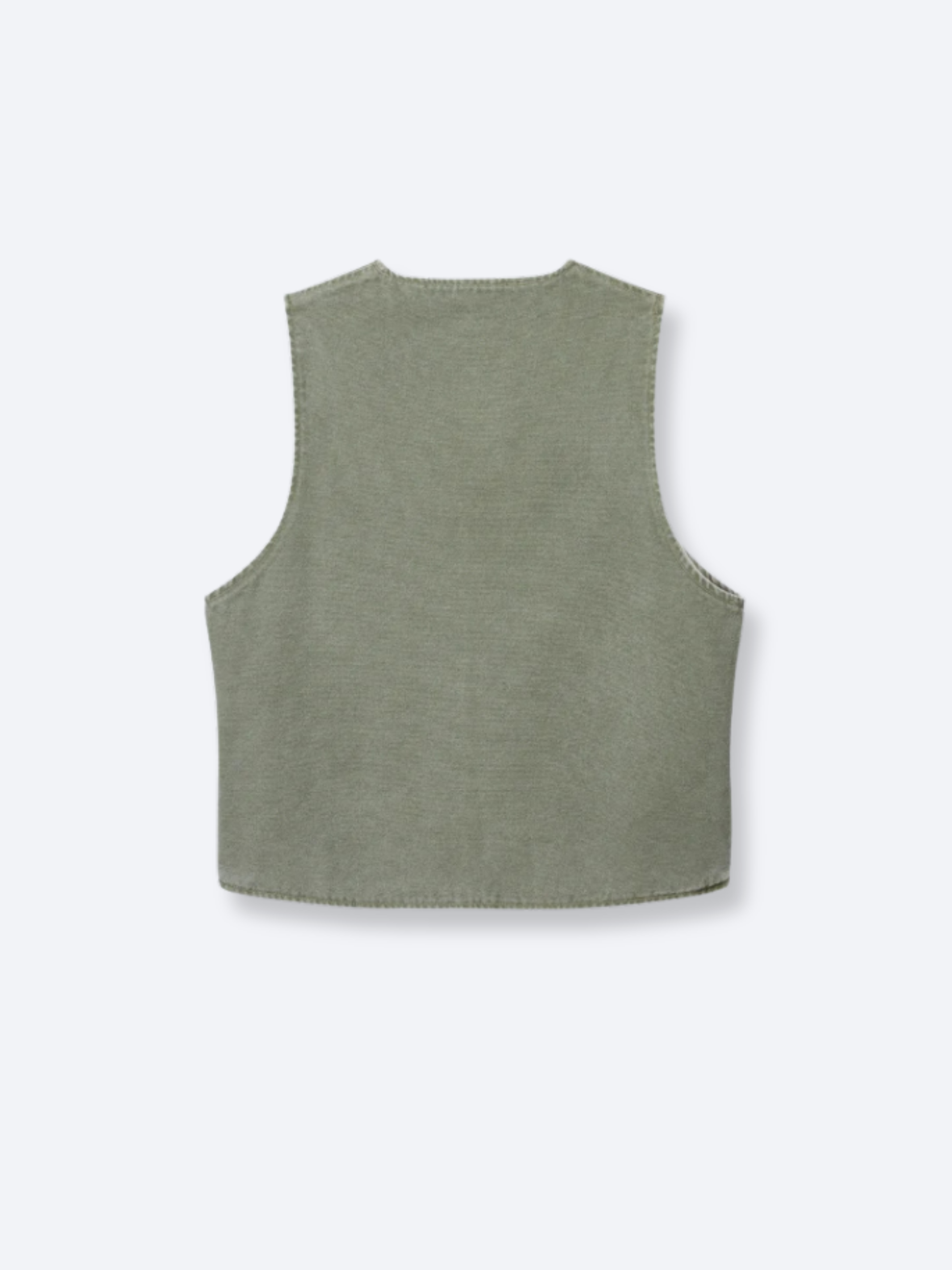 REVERSIBLE UTILITY VEST - GREEN/GREY