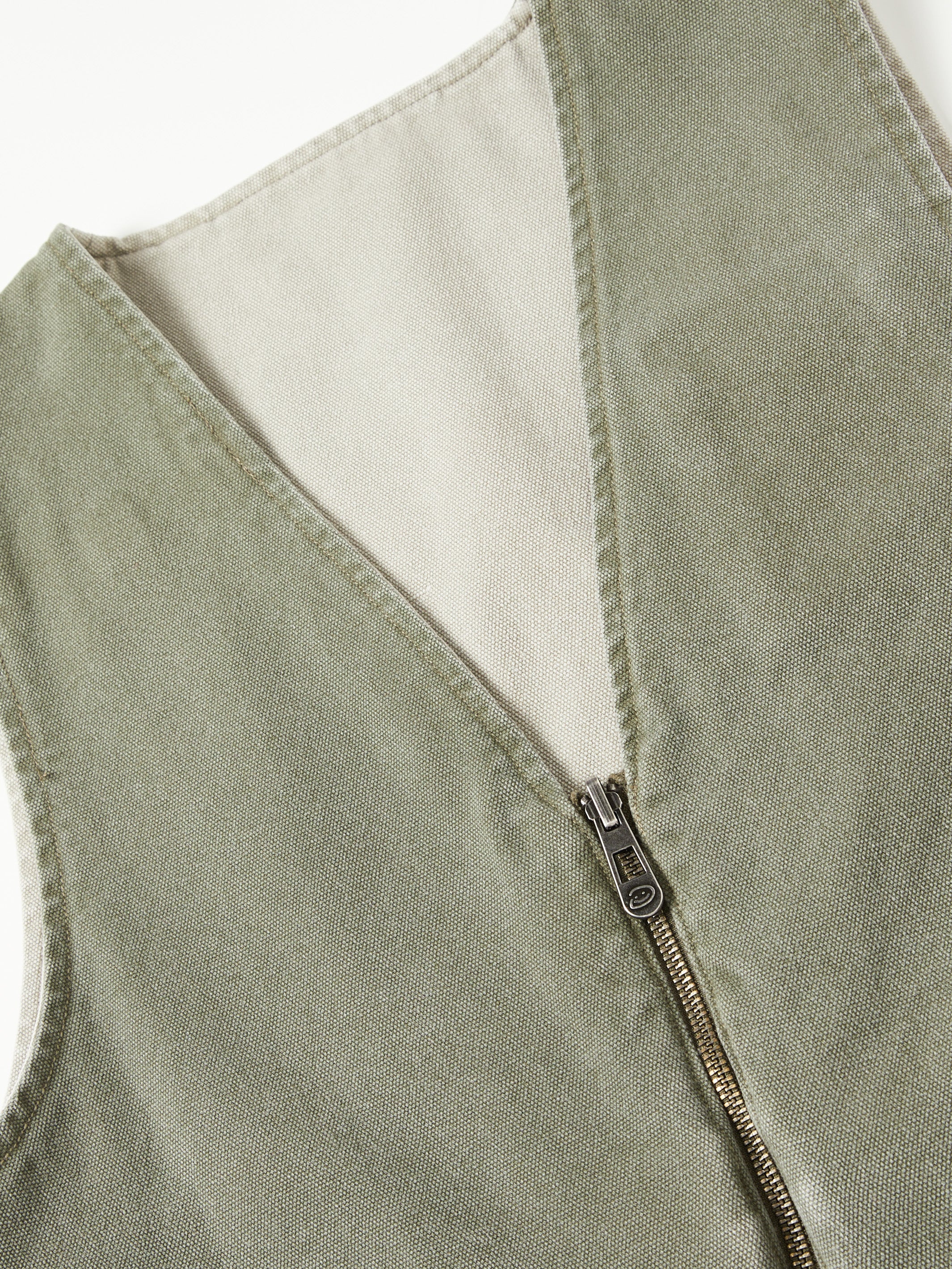 REVERSIBLE UTILITY VEST - GREEN/GREY