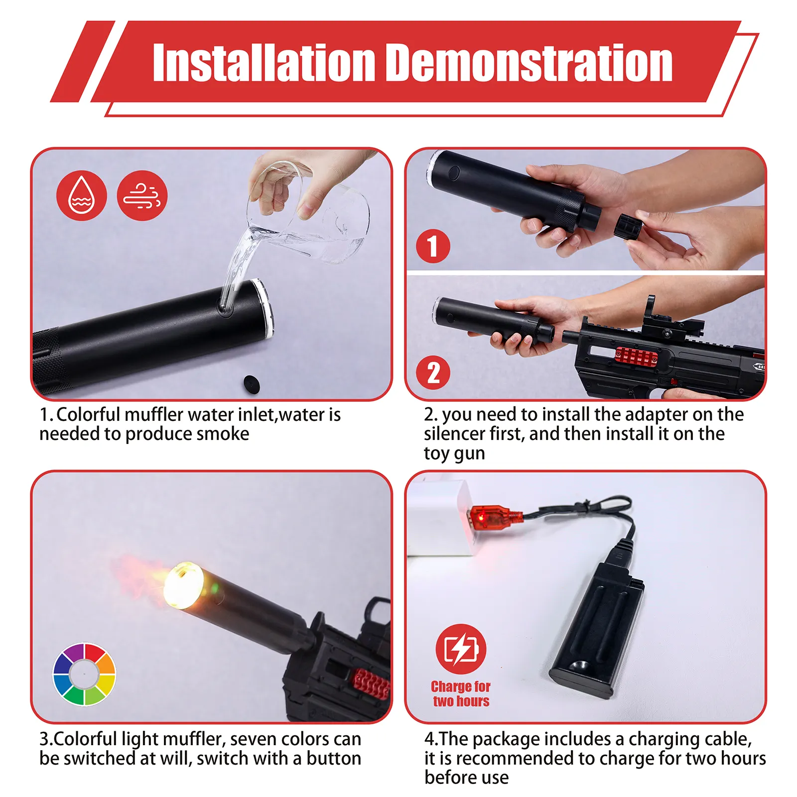 Electric Gel Splat Blaster, Splatter Ball Blaster Automatic and Manual with 80,000 Gels for Outdoor Activities-Fighting Shooting Team Game Ages 14+