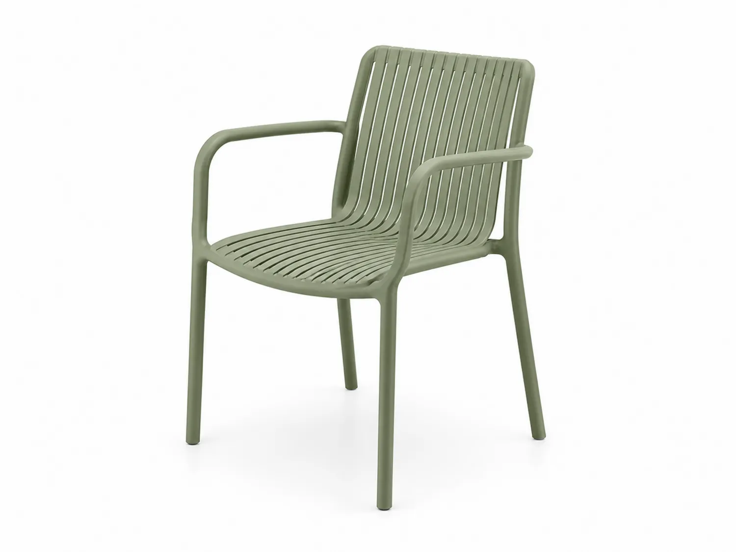 Krzesło ogrodowe z polipropylenu 55x55x80 cm Zielone