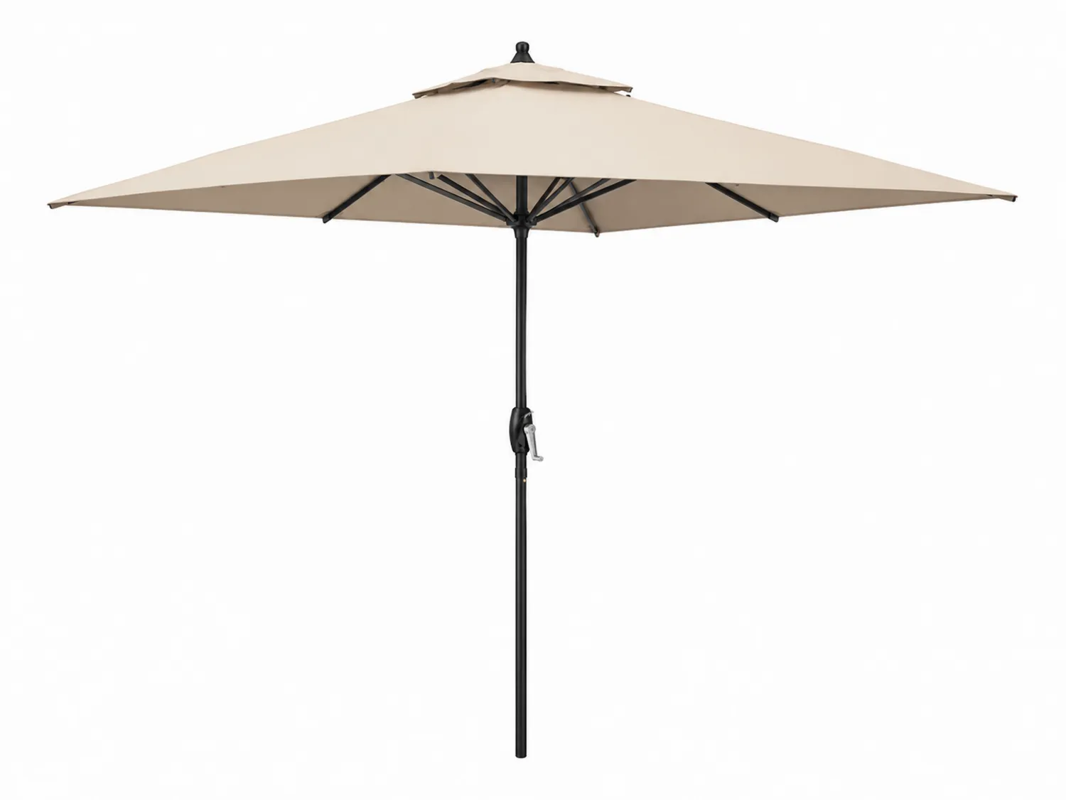 Parasol ogrodowy aluminiowy 300 cm beżowy