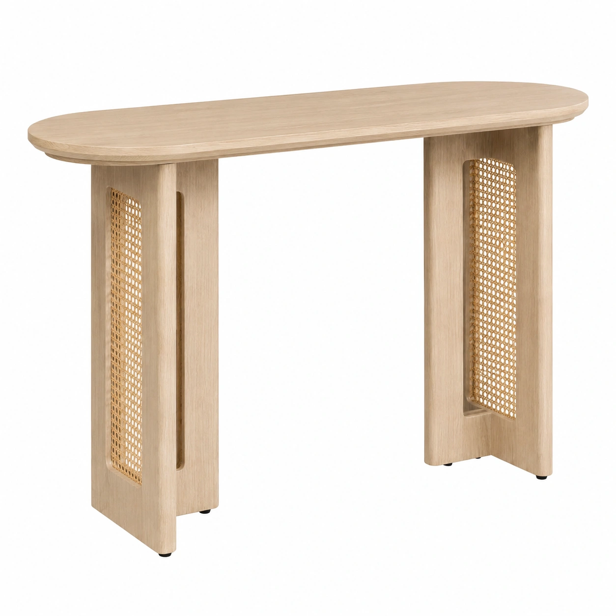 Mesa Consola Moderna Nordic Natural Rattan-SelviaRoom