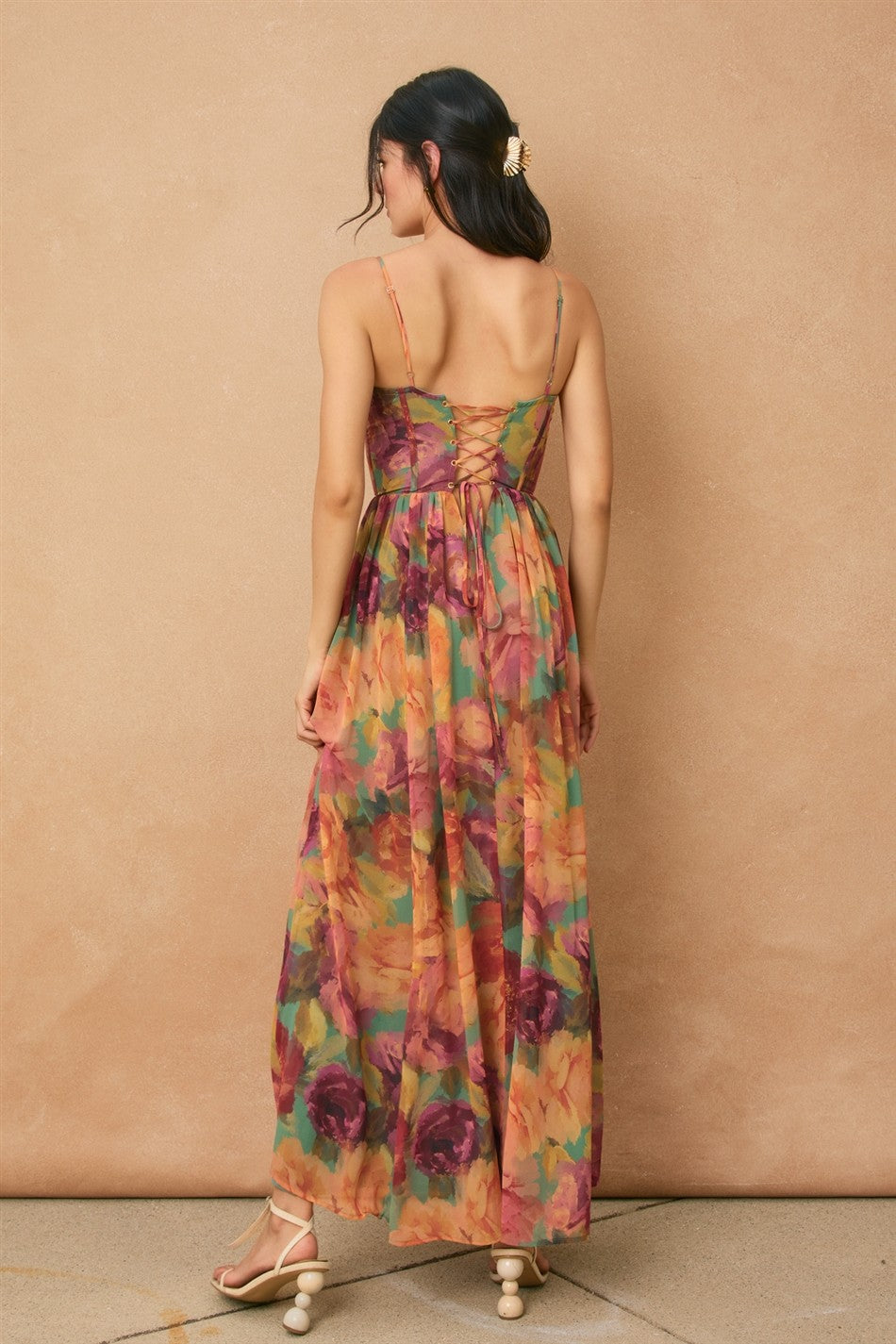 No One Else Corset Maxi Dress