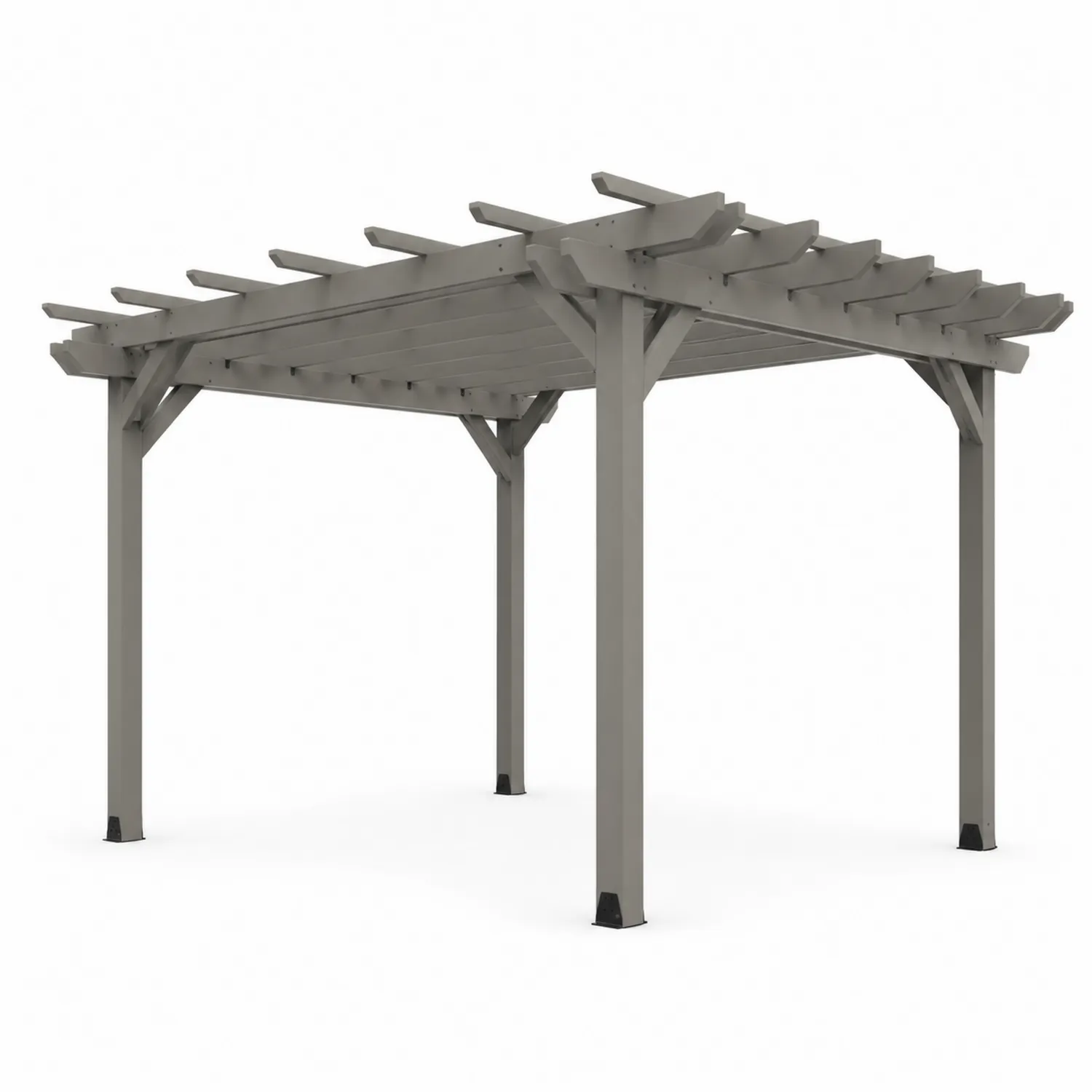 Pergola Aluminiowa Prostokątna 400x300x220 cm Szary