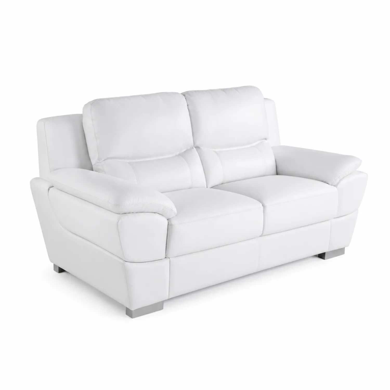 Sofa dwuosobowa skórzana