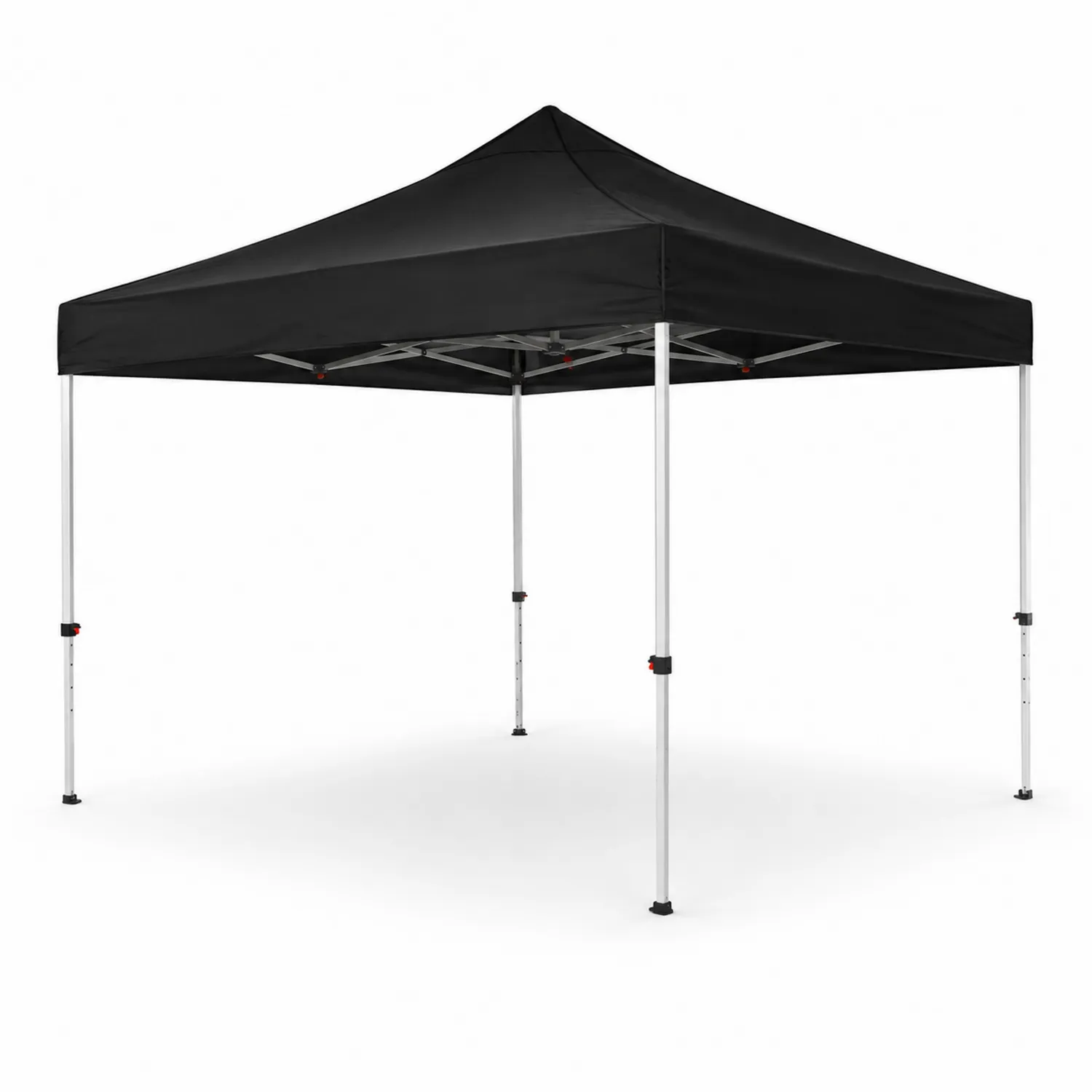 Namiot ogrodowy 300x300 cm aluminium i poliester Czarny