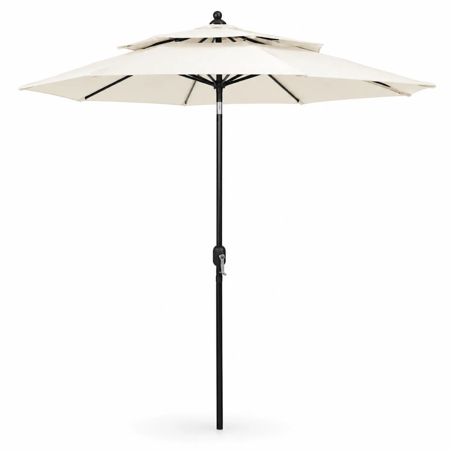 Parasol ogrodowy aluminiowy kremowy 260 cm