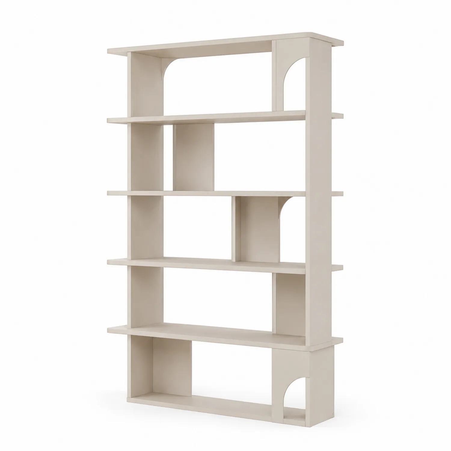 Regał na książki z płyty MDF 180x120x30 cm Beżowy