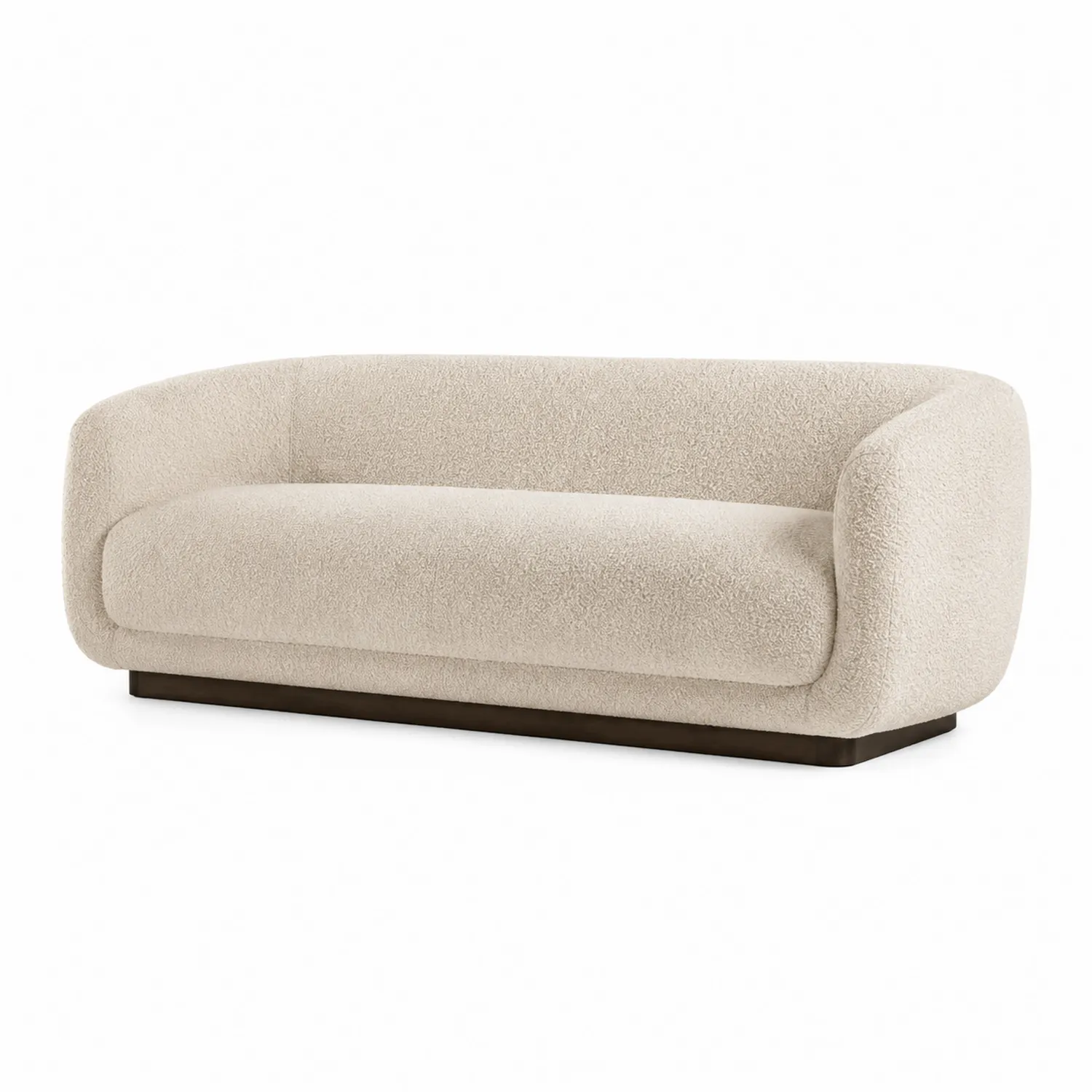 Sofa dwuosobowa Bouclé Beżowy