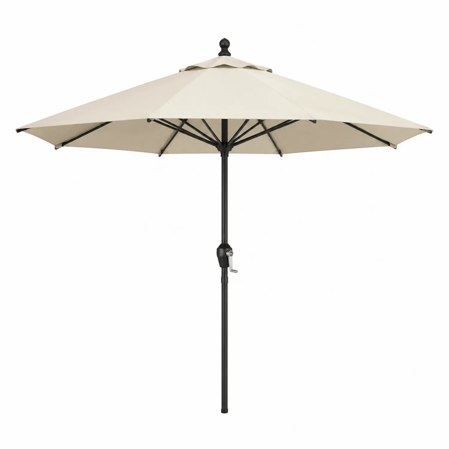 Parasol ogrodowy 300 cm poliester beżowy aluminium