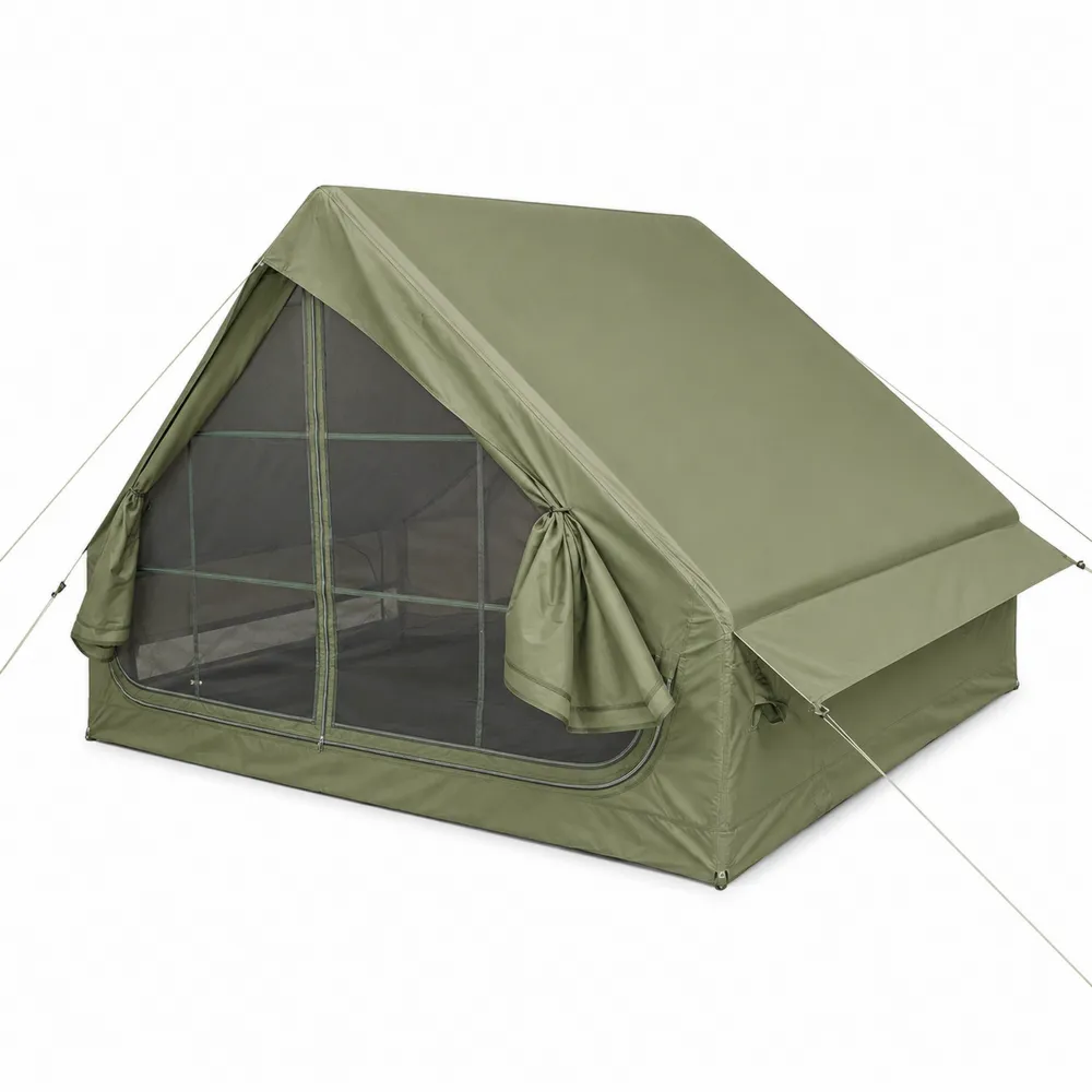 Tente en polyester avec filets de ventilation 200x150x130 cm-Solvatrinela
