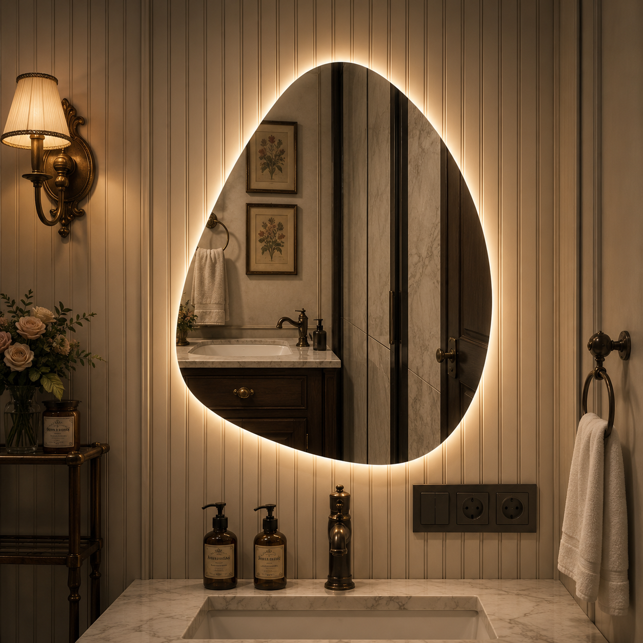 Customizable Smart Mirrors with Multiple Functions and Irregular Shapes