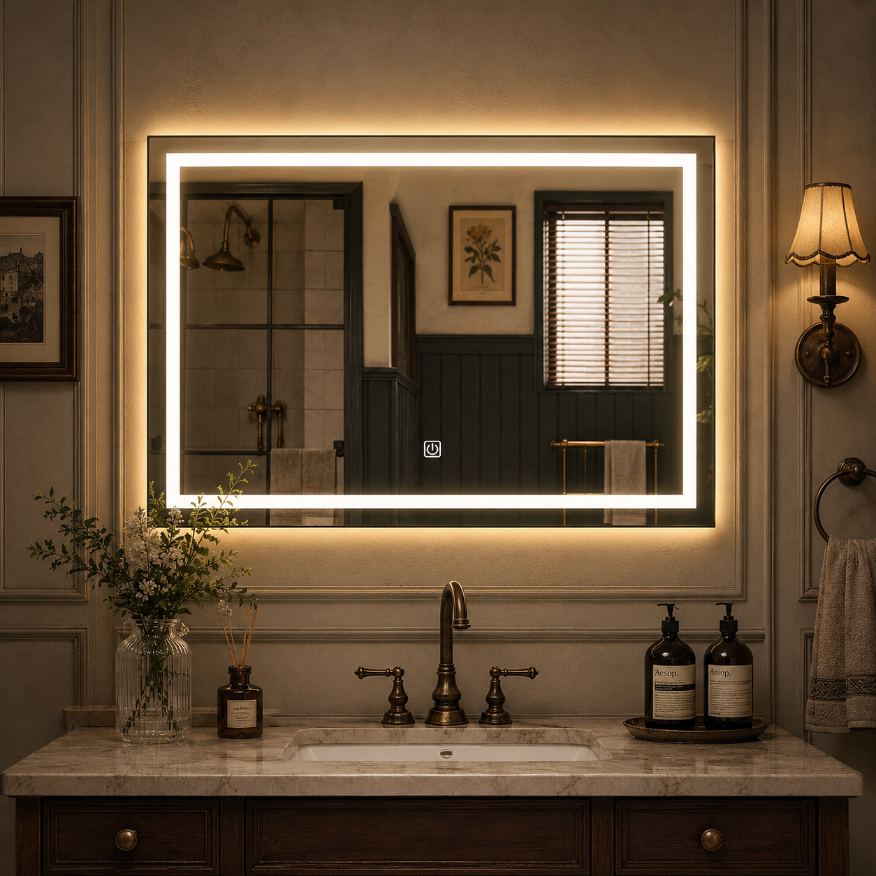 Customizable Multi-Function Smart Mirror with Motion Sensors