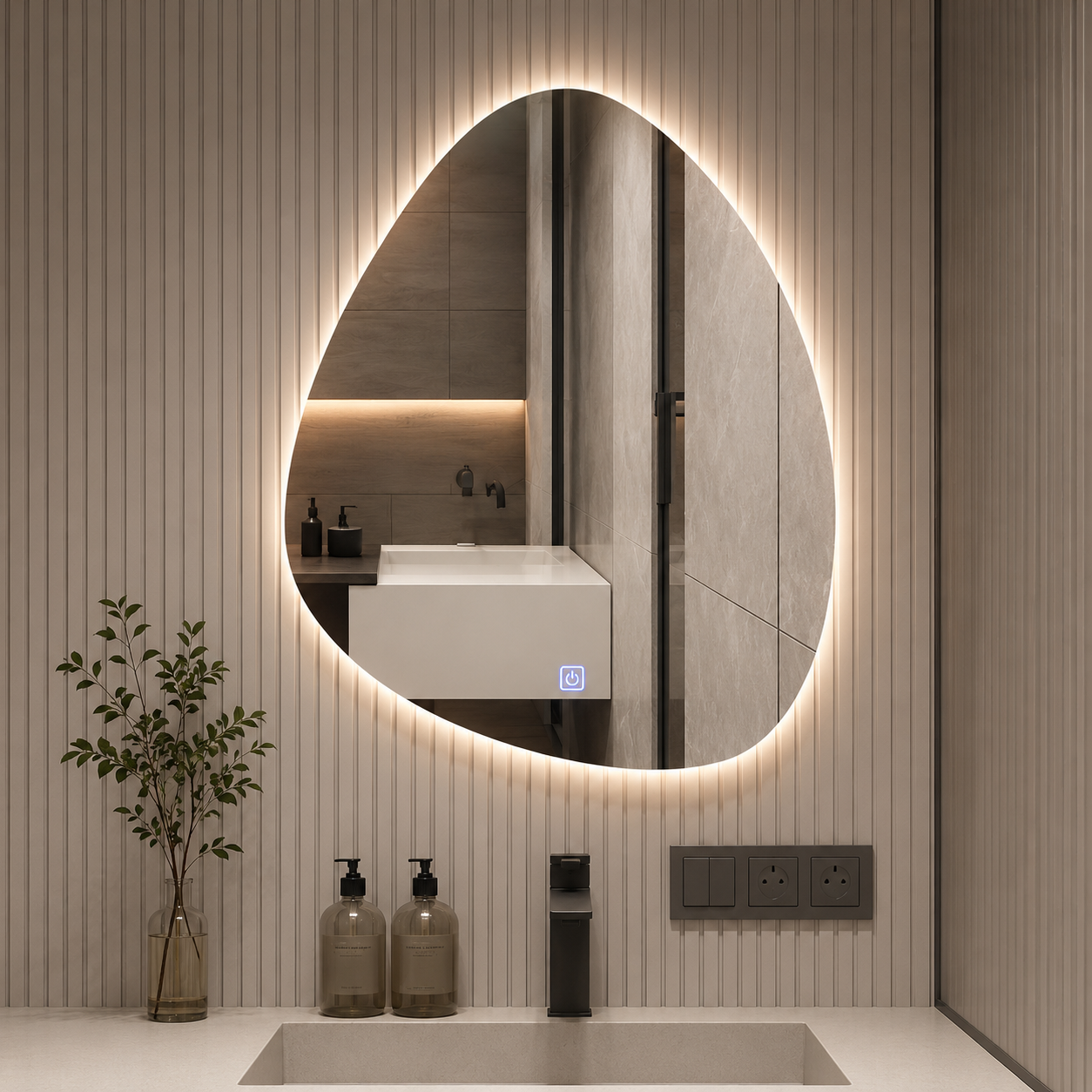 Customizable Smart Mirrors with Multiple Functions and Irregular Shapes