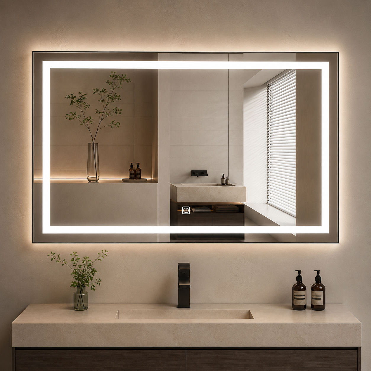 Customizable Multi-Function Smart Mirror with Motion Sensors