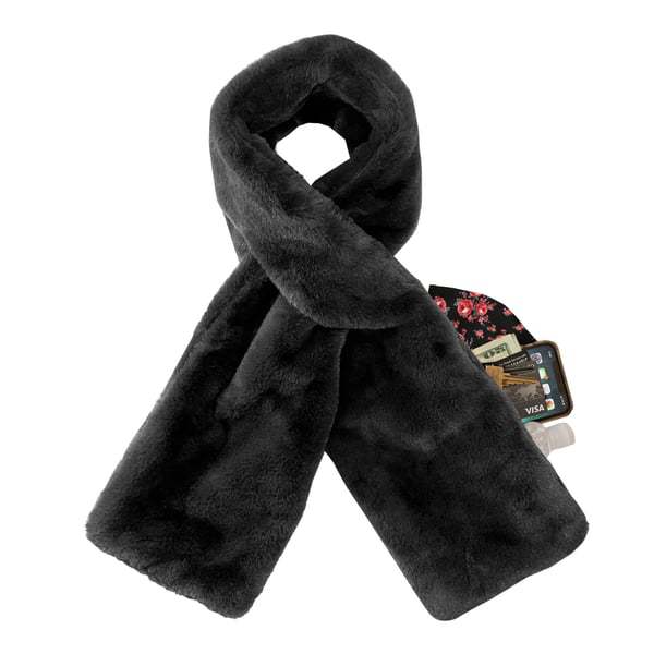 Holiday special offer, save up to 50%! 🔥 Super comfortable scarf with hidden zippered pocket