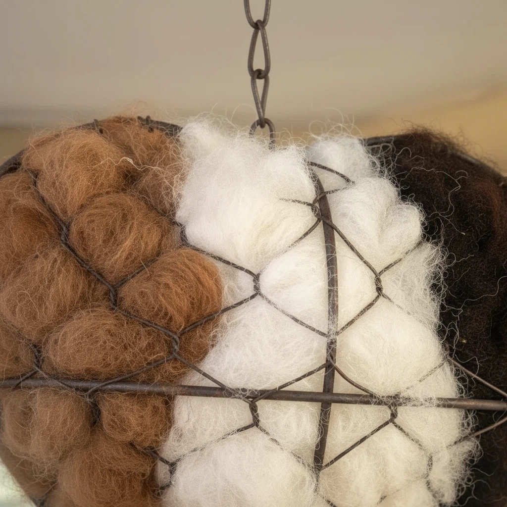 🔥HOT SALE 50%OFF🔥Handmade Alpaca Fiber Bird Nesting Heart