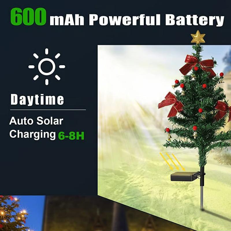 🔥Last Day 50%OFF-Solar Christmas Trees Lights Outdoor Decoration Waterproof🎄