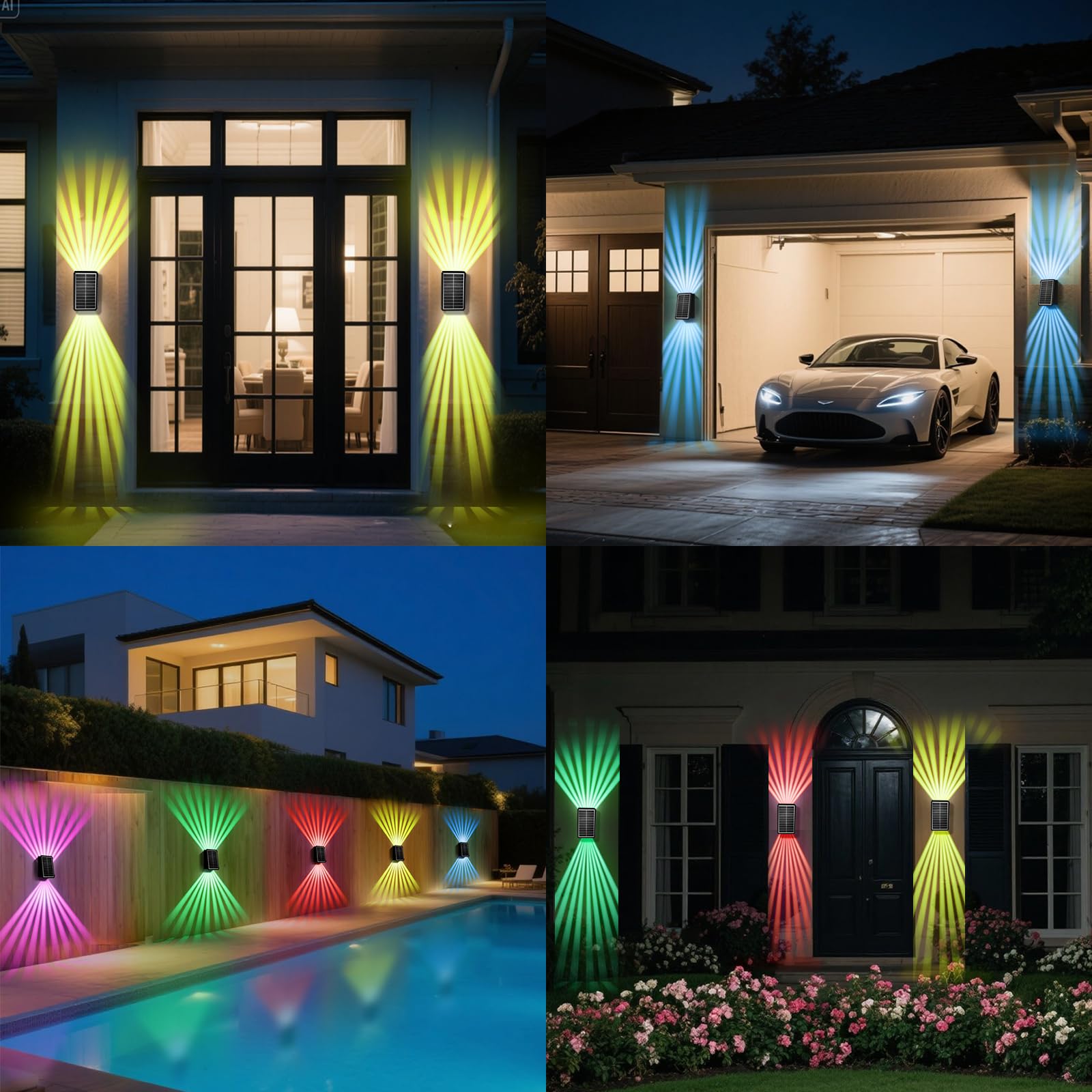 ⏰ Limited-time special offer: 40% discount🔥 LED solar wall lamp, waterproof outdoor lamp