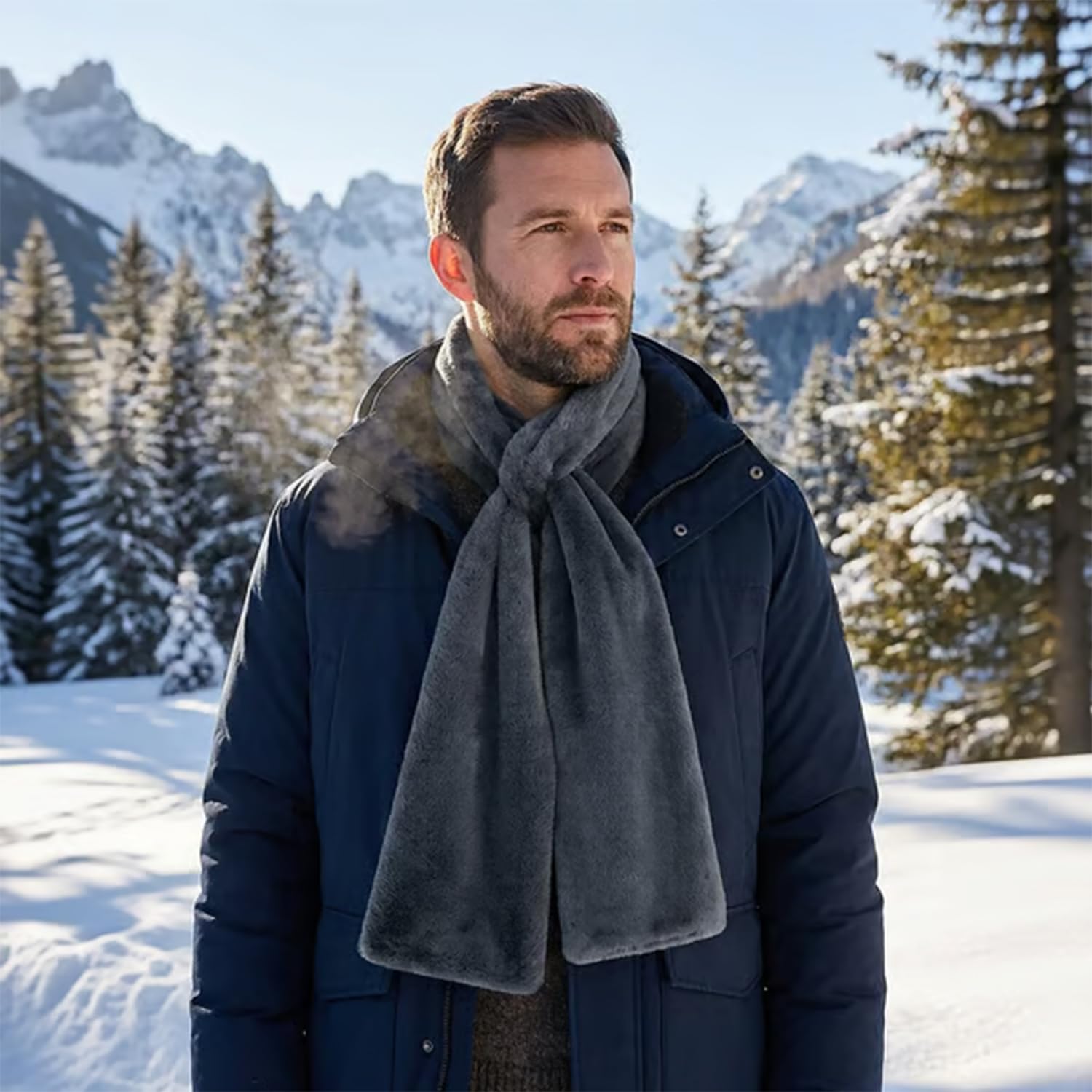 Holiday special offer, save up to 50%! 🔥 Super comfortable scarf with hidden zippered pocket
