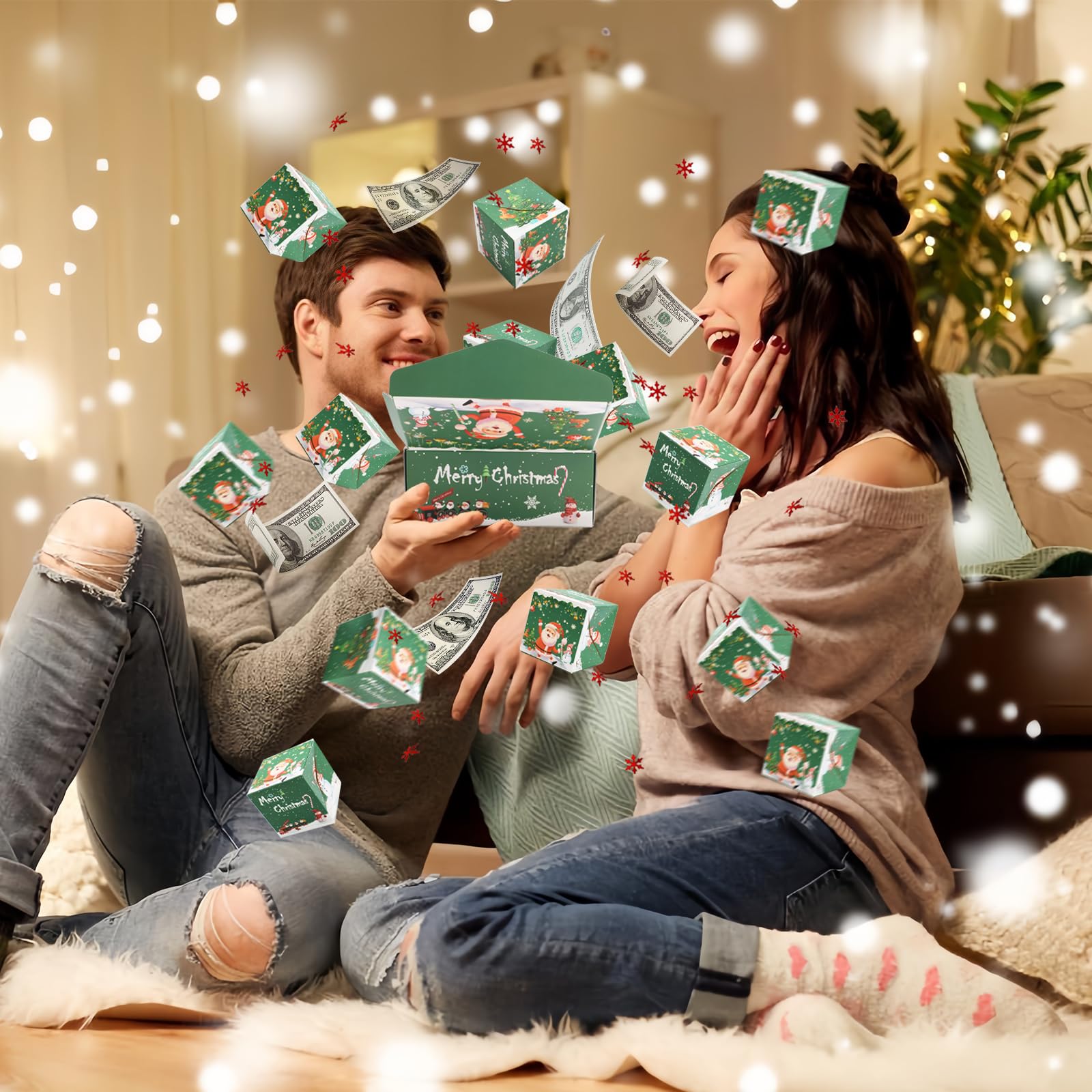 🎅$9.99 Today Only🎁2024 Newly Surprise Gift Box Explosion