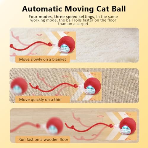 🔥HOT SALE 50%OFF🔥Interactive Cat Toys Ball for Indoor Cats✨