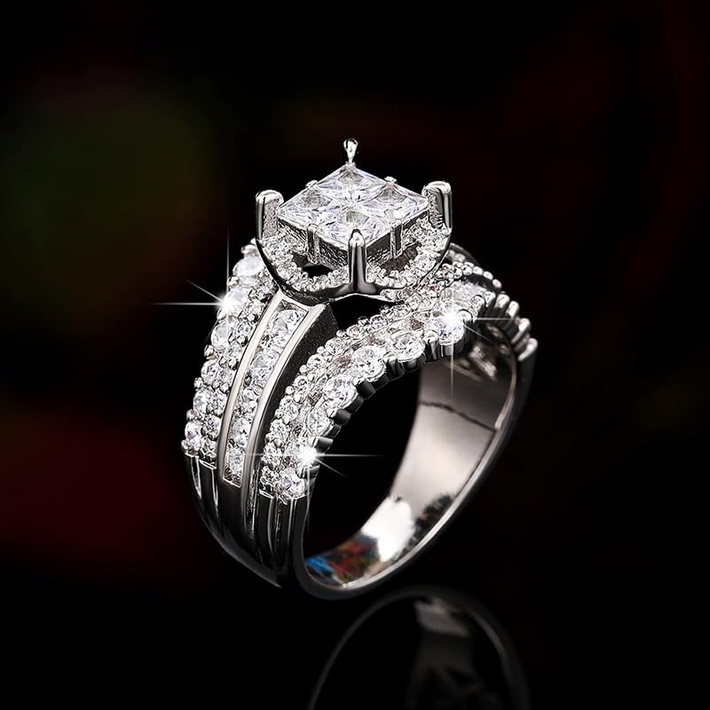 🔥HOT SALE 50%OFF🔥Square-shaped joined crown ring💝