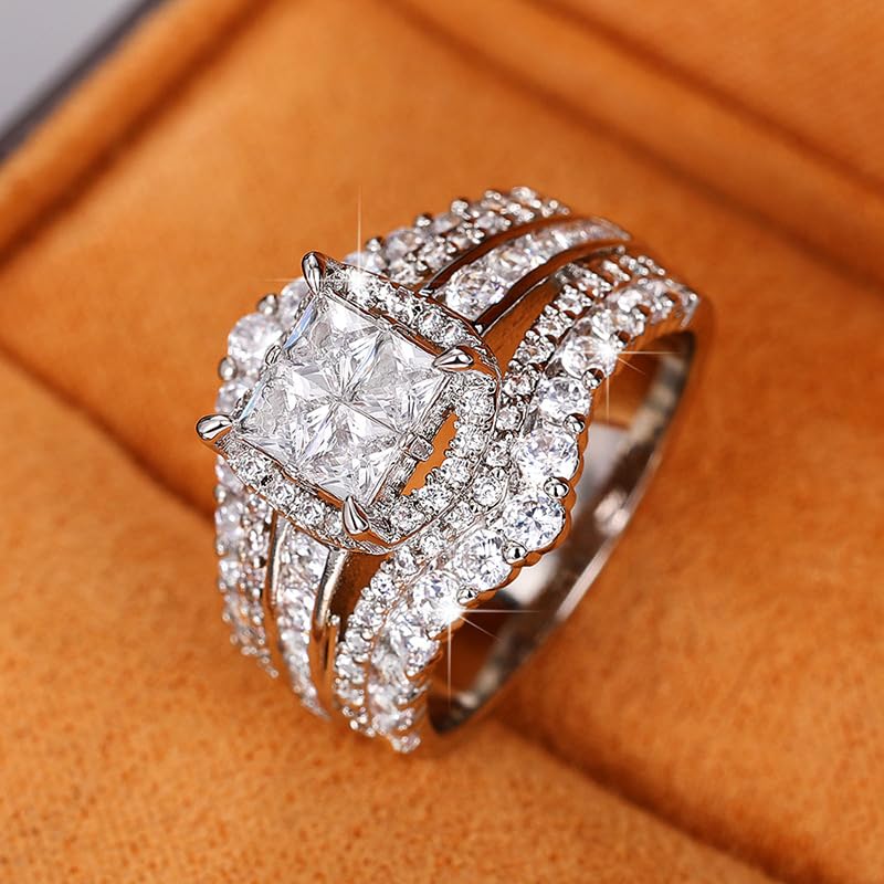 🔥HOT SALE 50%OFF🔥Square-shaped joined crown ring💝