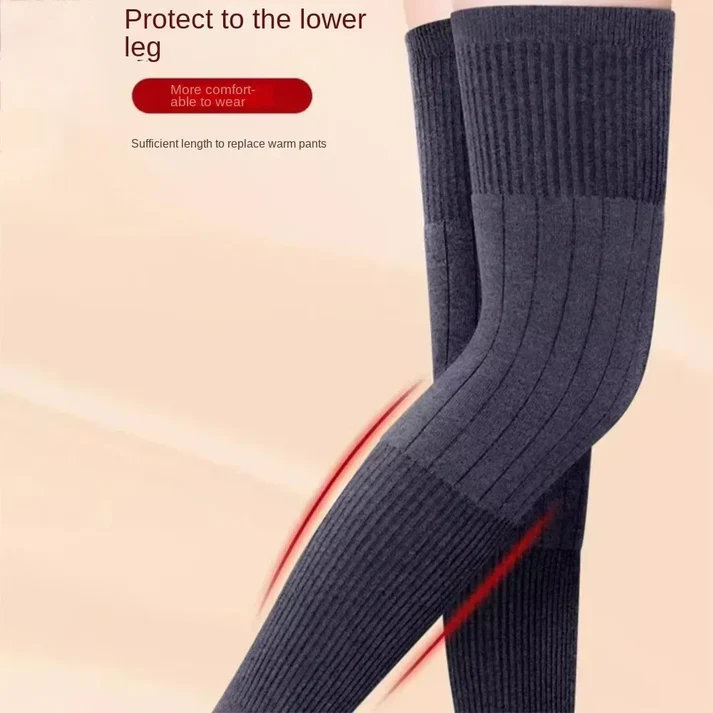 Thermal Cashmere Knee Warmers – Stretchy & Warm Support Pads (100% Pure Cashmere)