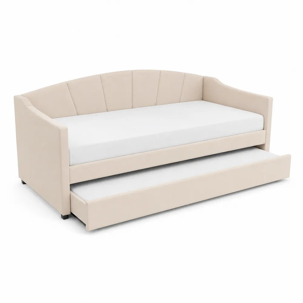 Sofá cama nido beige con colchón incluido