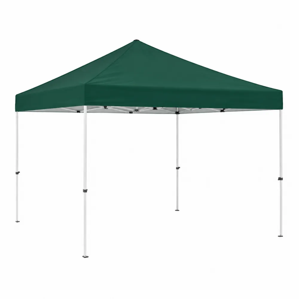 Carpa plegable de aluminio y poliéster verde 3x3m