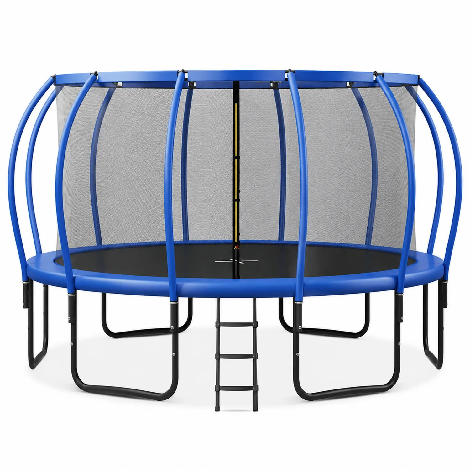 Trampolina ogrodowa stal z siatką 305 cm Niebieska