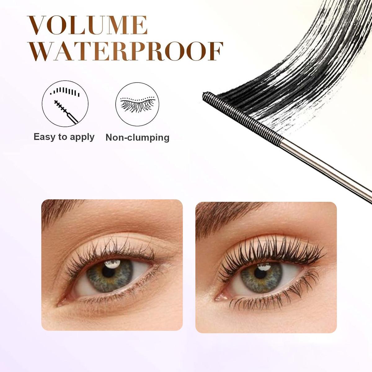 Eyelash Primer,Tubular Eyelash Primer,WaterproofLong Curling Mascara,Natural and Non-Smudged,Threaded Long-Lasting Curling Mascara Get Buildable Volume and Length for Bold Eyelash Primer,Tubular Eyelash Primer,WaterproofLong Curling Mascara,Natural and Non-Smudged,Threaded Long-Lasting Curling Mascara Get Buildable Volume and Length for Bold
