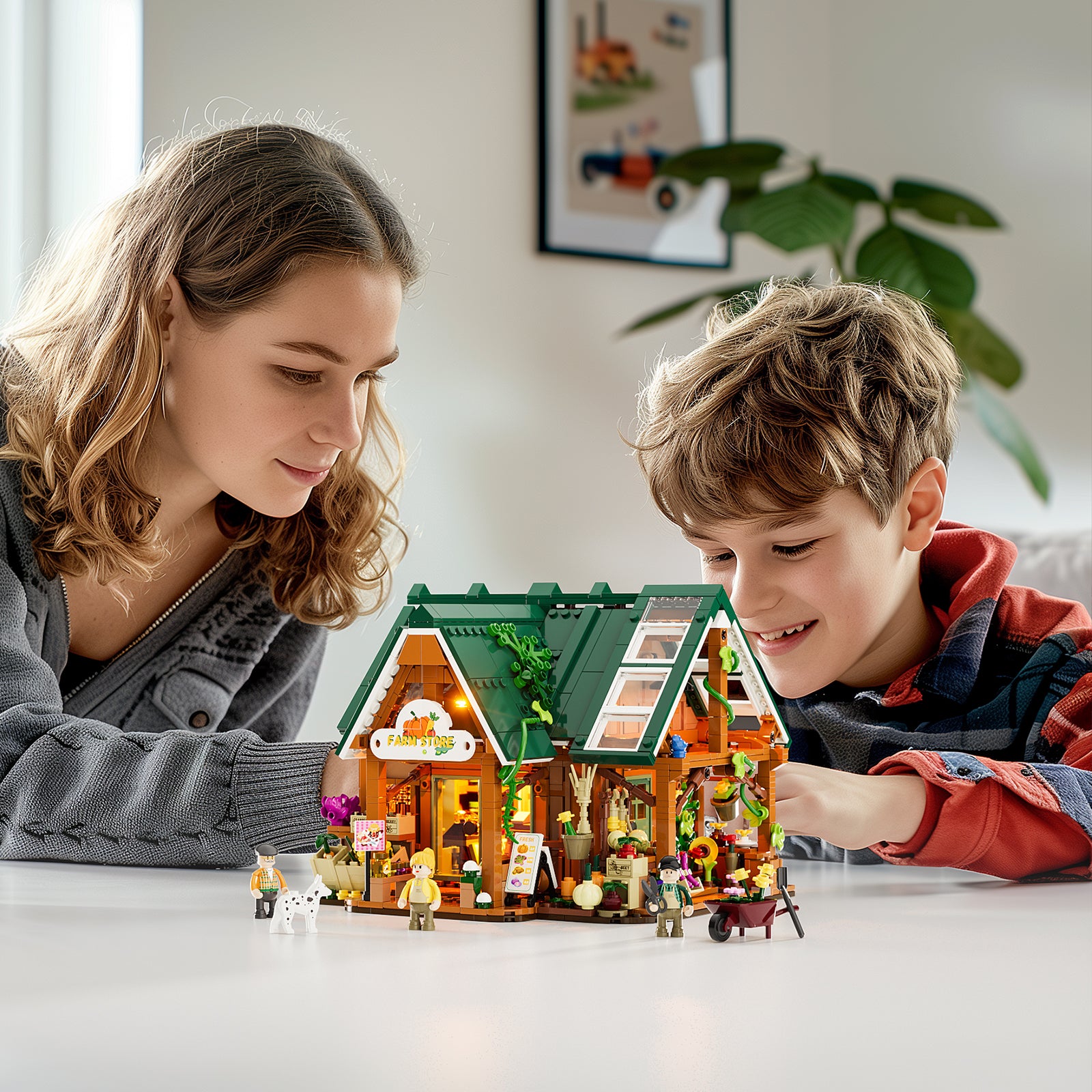 Lumibricks Farm Store 1523PCS - Building Block Toy - USA(Ship to USA)