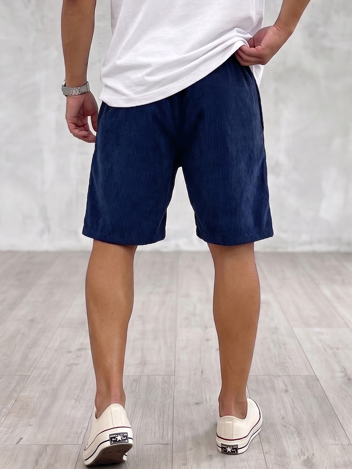 Textured Corduroy Shorts - Versatile and Stylish