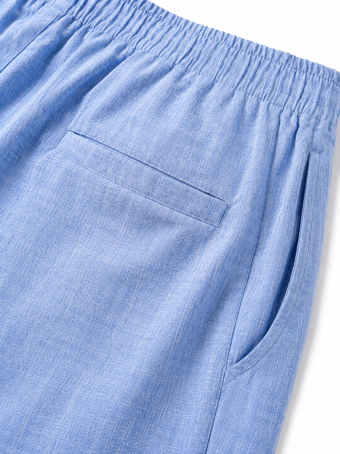 Breathable Cotton-Linen Minimalist Loose-Fit Resort Shorts