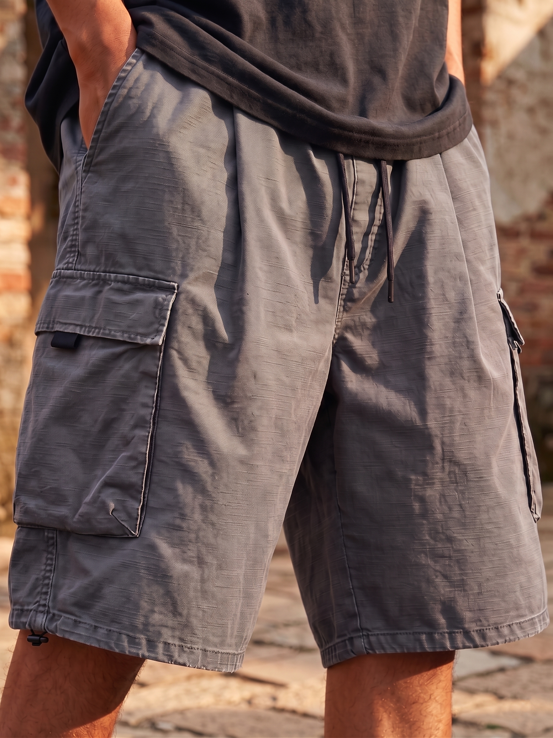Men’s Vintage Washed Cargo Shorts