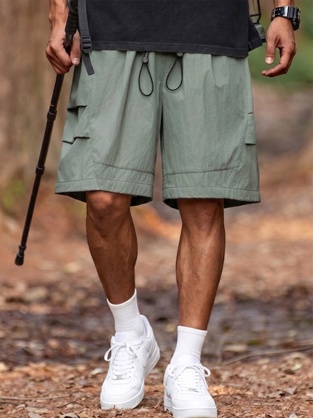 Outdoor Tech-Pleated Quick-Dry Urban Casual Shorts