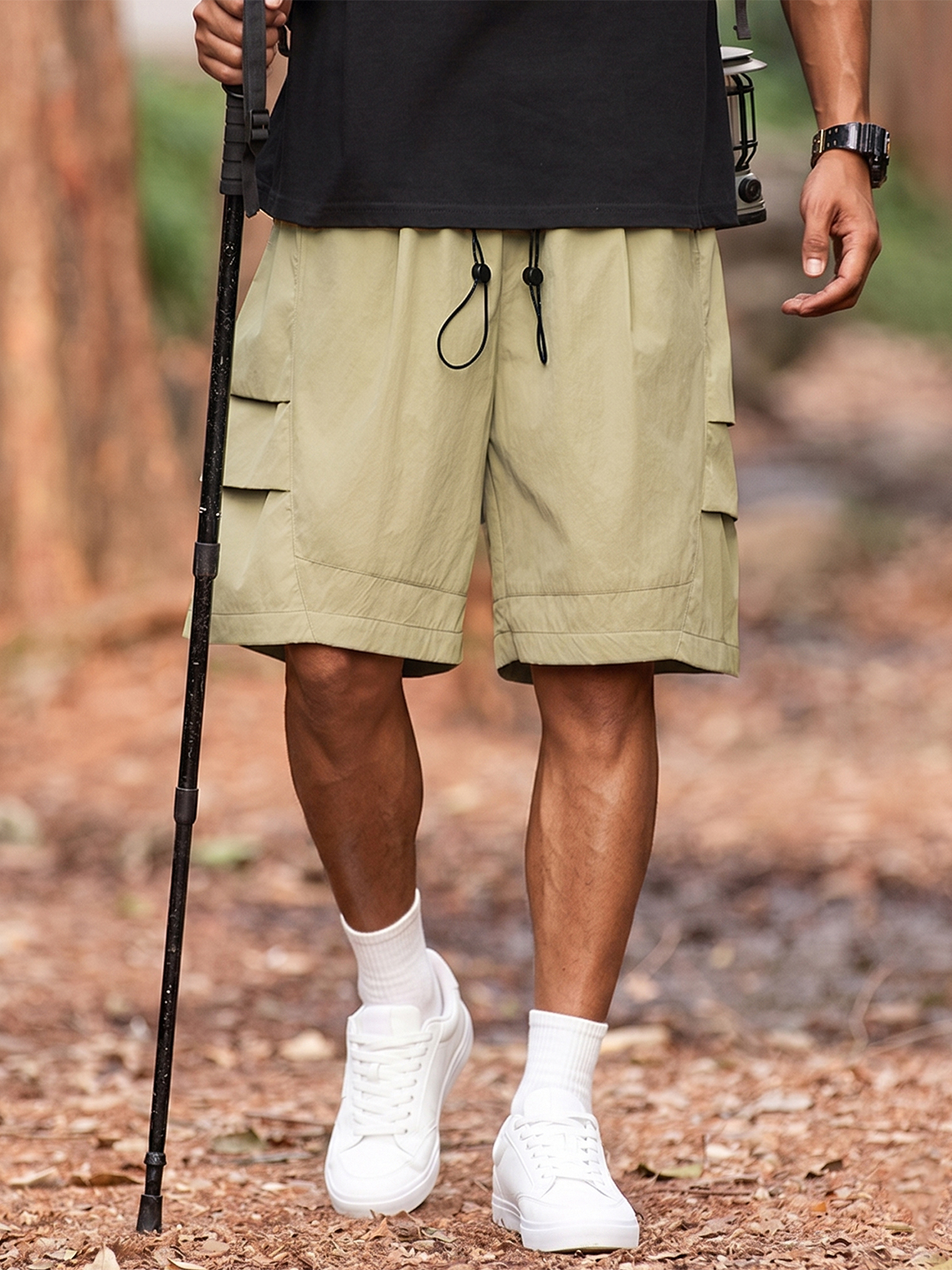 Outdoor Tech-Pleated Quick-Dry Urban Casual Shorts