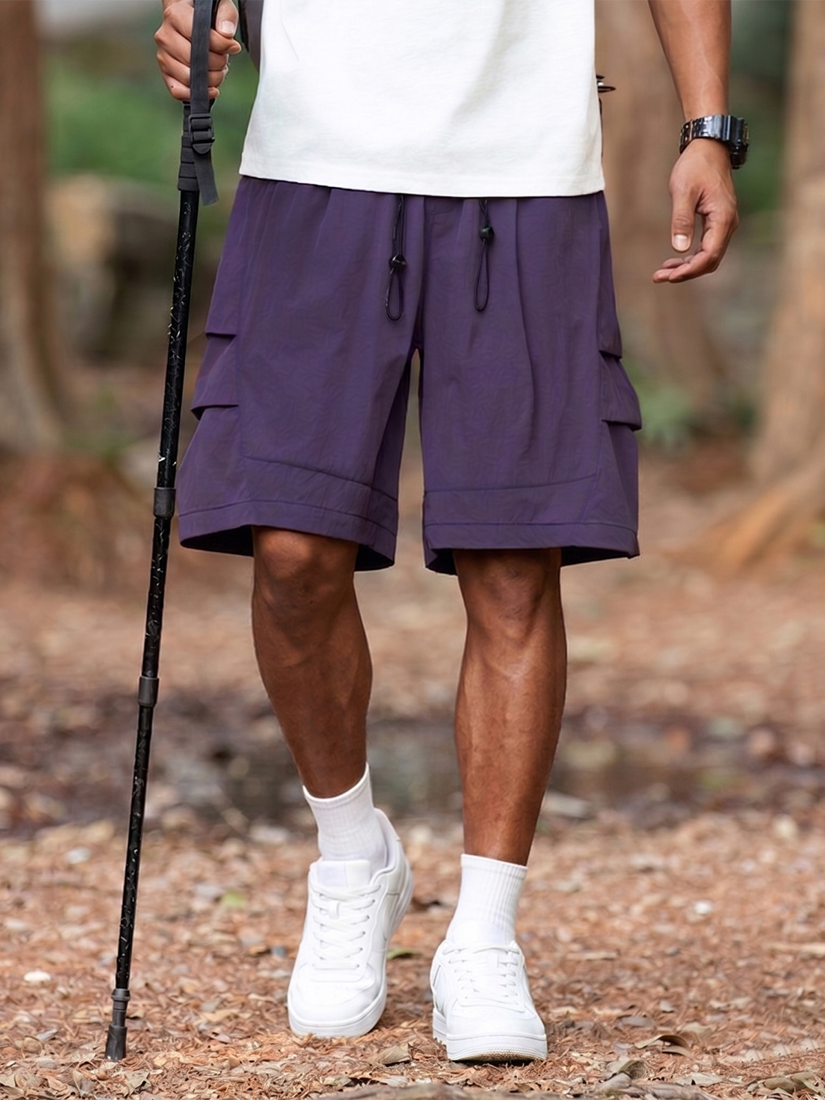 Outdoor Tech-Pleated Quick-Dry Urban Casual Shorts