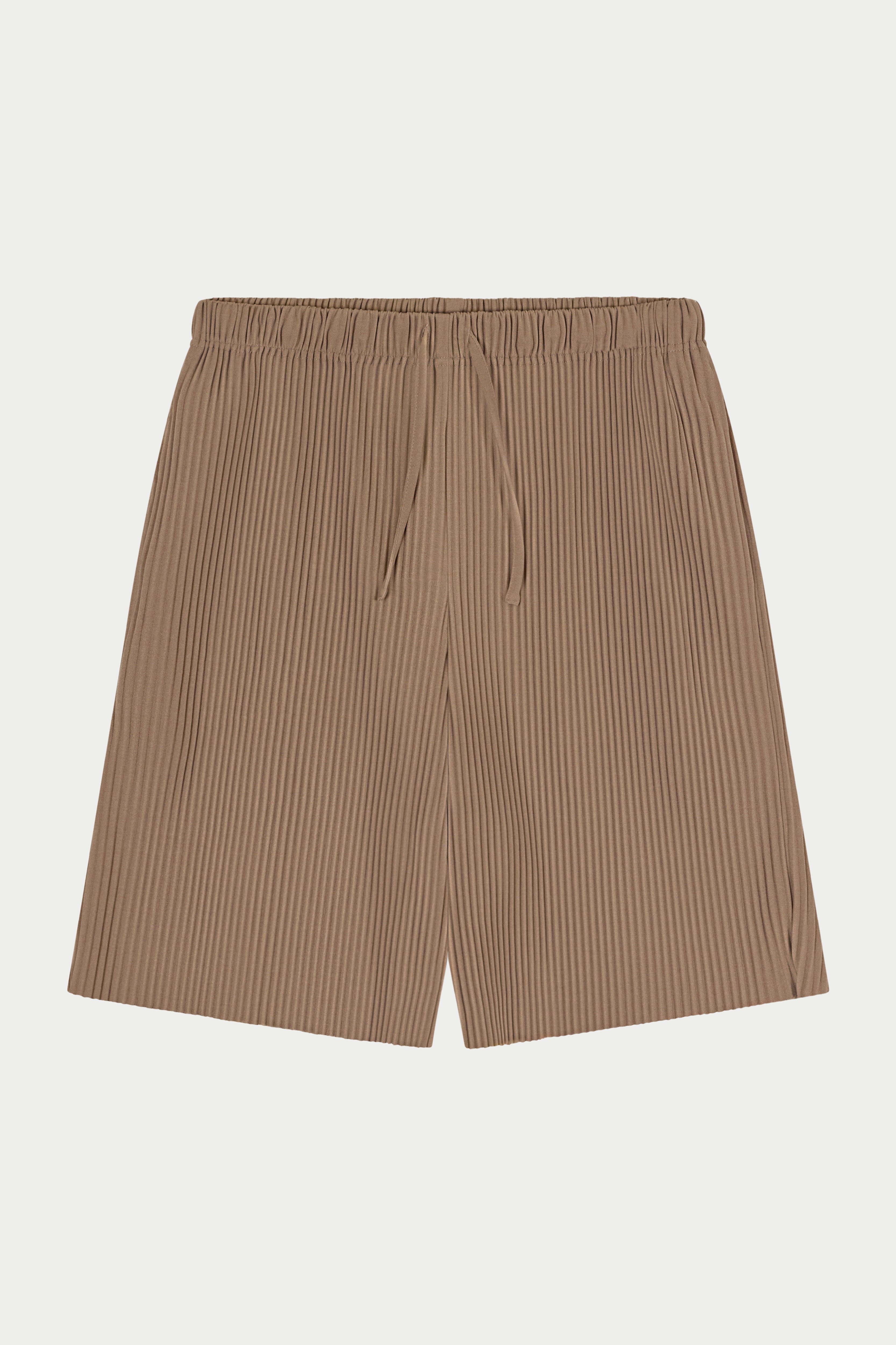 Breathable & Comfortable Plissé Shorts-Khaki