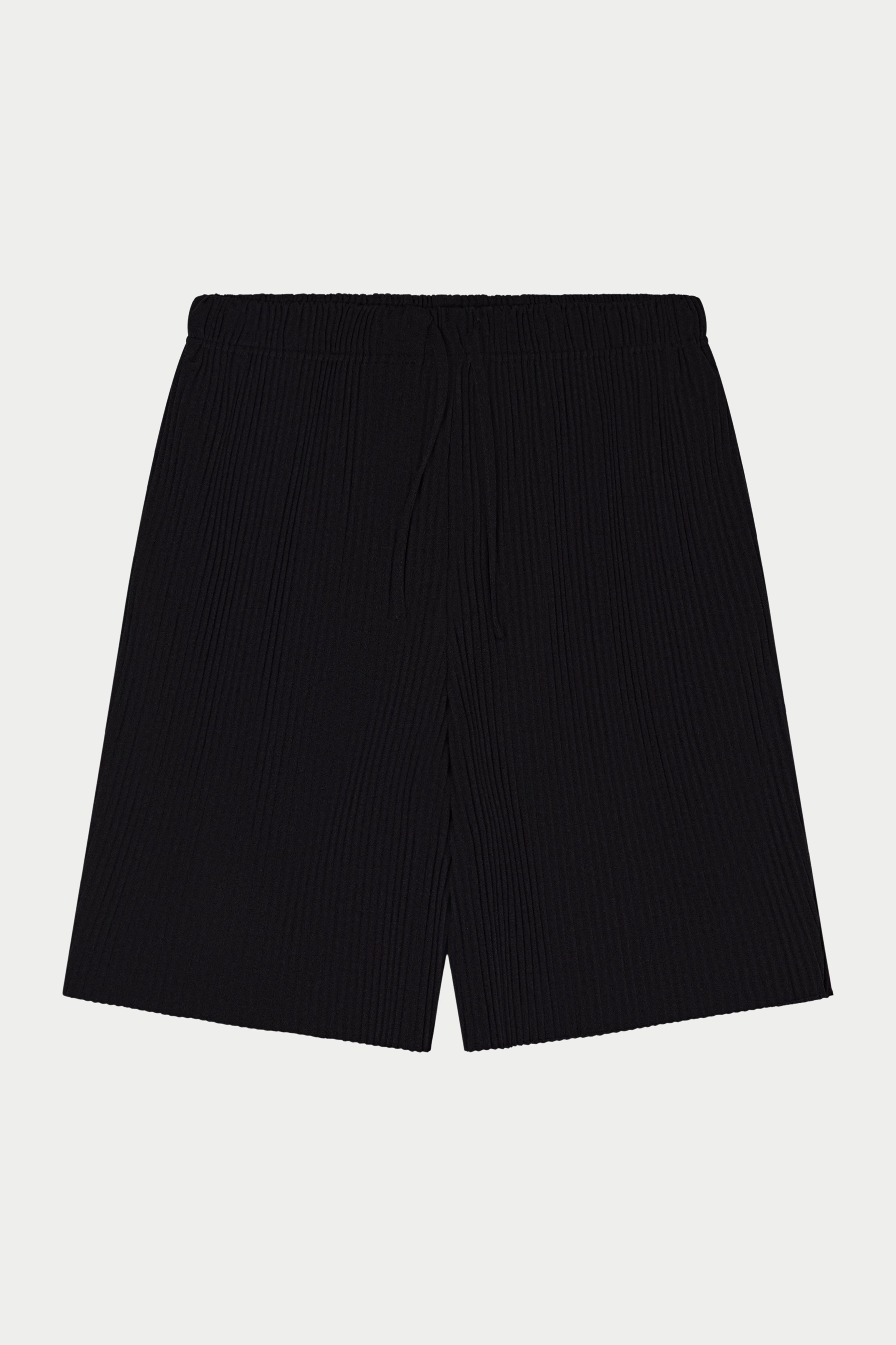 Plissé Shorts-Classic Black
