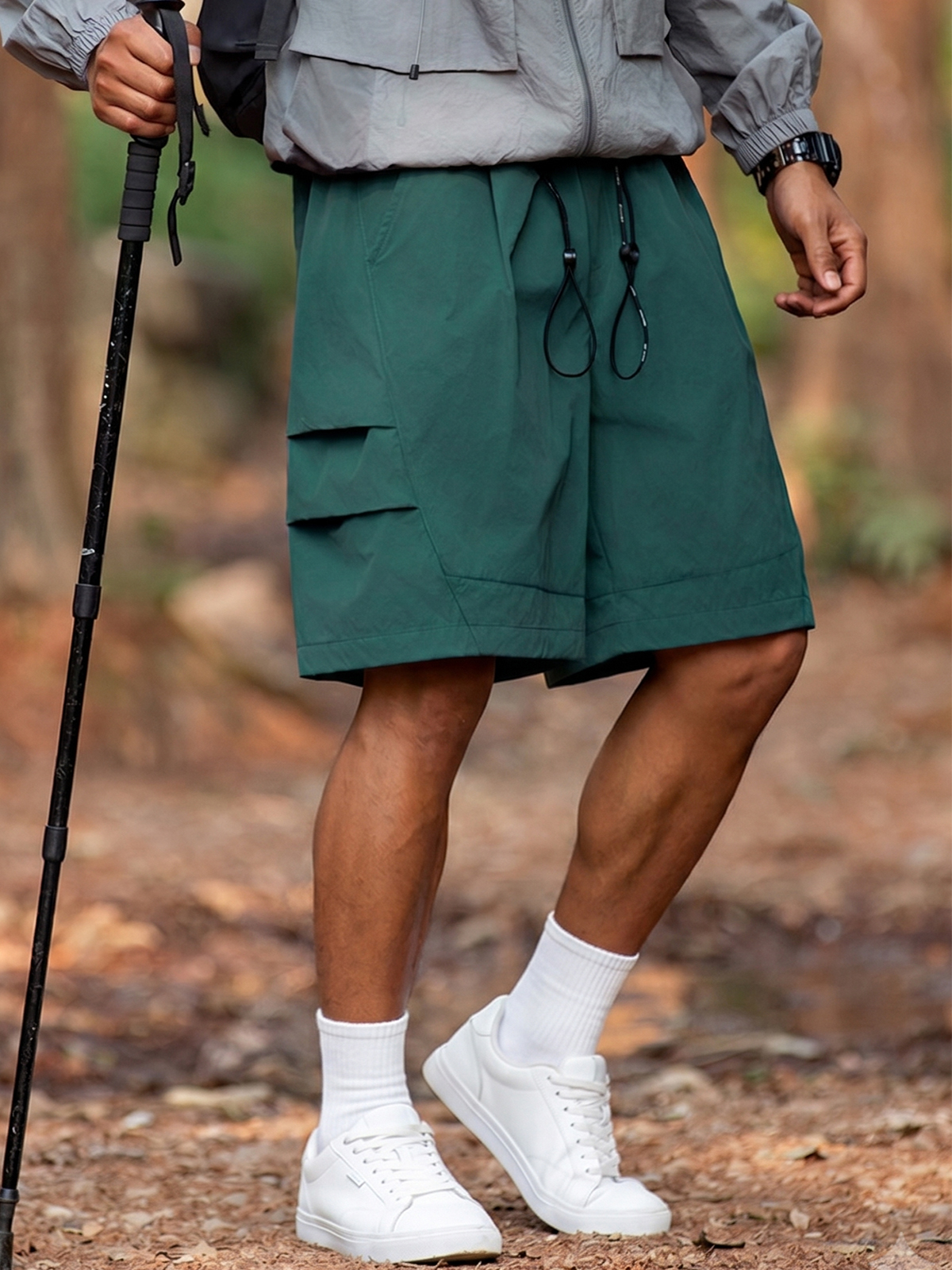 Outdoor Tech-Pleated Quick-Dry Urban Casual Shorts